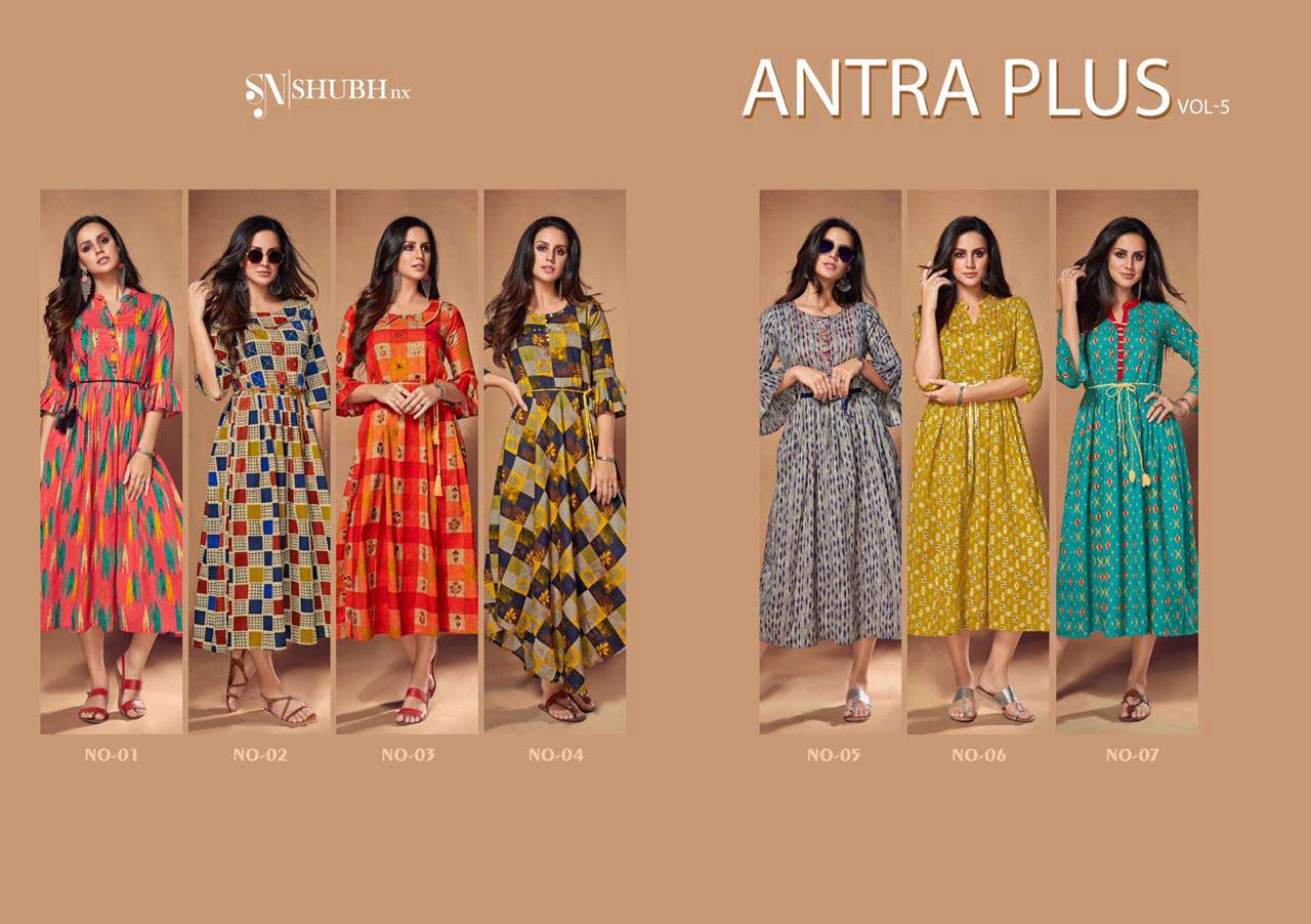 Antra Plus Vol-5 Shubh Nx Linen Print Wholesale Kurti Antra Plus Vol-5 Shubh Nx Linen Print Wholesale Kurti